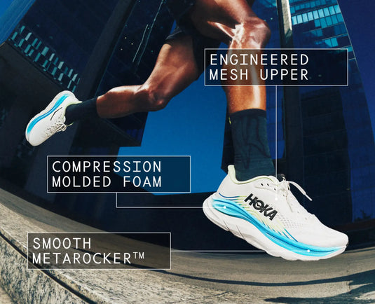 Hoka One One Men's Clifton 11 Black/White Hoka One One Men's Clifton 11 Black/White
