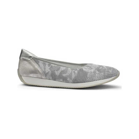 Ara Women's Porto Sport Ballet Flat Gray Ara Women's Porto Sport Ballet Flat Gray