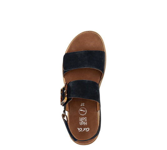 Ara Women's Malaga Sandal Navy Ara Women's Malaga Sandal Navy