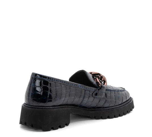 Ara Women's Kent 2.0 Slip On Loafer Navy Patent Leather Ara Women's Kent 2.0 Slip On Loafer Navy Patent Leather