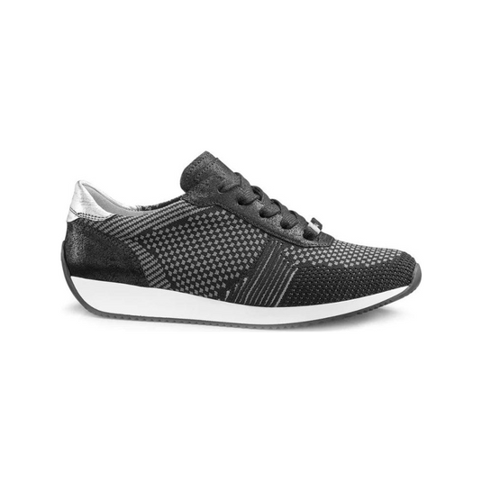 Ara Women's Shoes Lissabon-Fusion4 Black Silver Ara Women's Shoes Lissabon-Fusion4 Black Silver