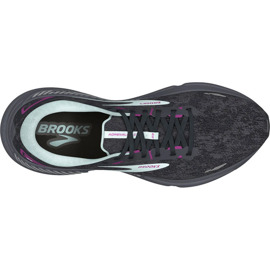 Brooks Women's Adrenaline GTS 23 Black/Light Blue/Purple Mesh Brooks Women's Adrenaline GTS 23 Black/Light Blue/Purple Mesh