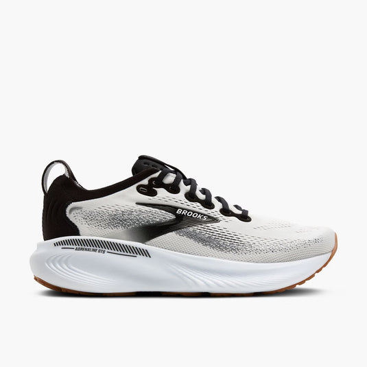 Brooks Women's Adrenaline GTS 25 Sneaker White/Black/White Brooks Women's Adrenaline GTS 25 Sneaker White/Black/White