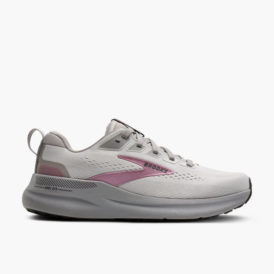 Brooks Women's Ariel GTS 26 Sneaker Oyster Mushroom/Alloy/Pink Brooks Women's Ariel GTS 26 Sneaker Oyster Mushroom/Alloy/Pink