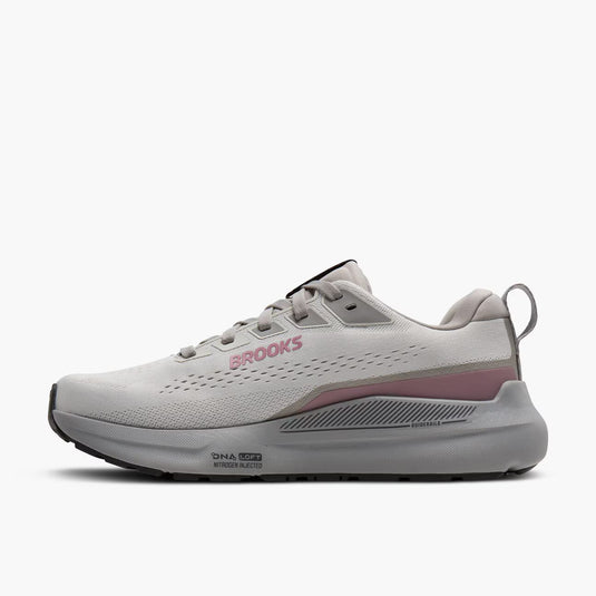 Brooks Women's Ariel GTS 26 Sneaker Oyster Mushroom/Alloy/Pink Brooks Women's Ariel GTS 26 Sneaker Oyster Mushroom/Alloy/Pink