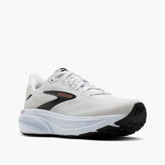 Brooks Women's Ghost 18 Sneaker White/Black/Rose Gold Brooks Women's Ghost 18 Sneaker White/Black/Rose Gold