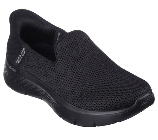 Skechers Women's GO WALK Flex-Relish Slip-ins Hands Free All Black