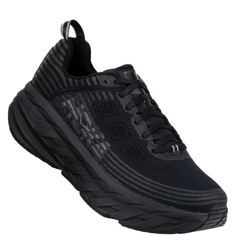 Hoka One One Men's Bondi 6 Sneaker Black/White Hoka One One Men's Bondi 6 Sneaker Black/White