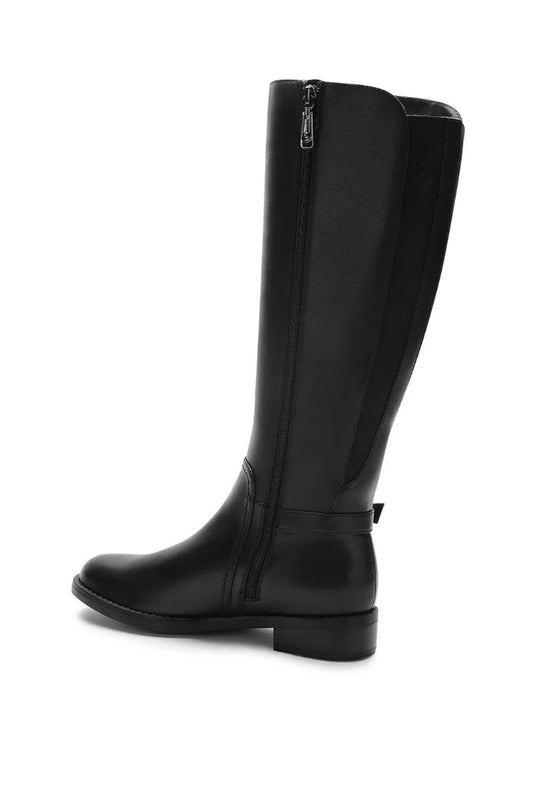 Blondo Women's Evie Tall Boot Black Leather Blondo Women's Evie Tall Boot Black Leather