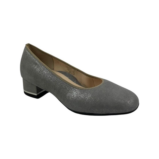 Ara Women's Graz Block Heel Silver Ara Women's Graz Block Heel Silver