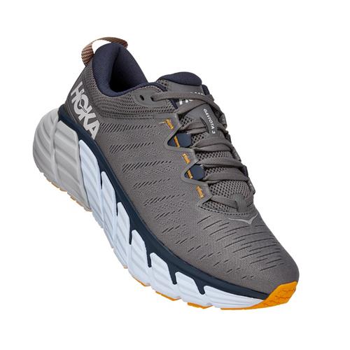 Hoka One One Men's Gaviota 3 Sneaker Charcoal Gray/Ombre Blue Hoka One One Men's Gaviota 3 Sneaker Charcoal Gray/Ombre Blue