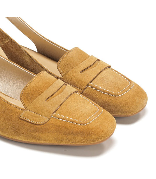 Doorking by Fluchos Women's Gia D9305 Slingback Shoe Camel Doorking by Fluchos Women's Gia D9305 Slingback Shoe Camel