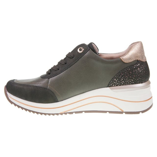 Remonte Women's Eleni Sneaker Forrest/Antibrass/Moor/Ginger