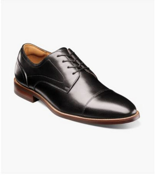 Florsheim Men's Rucci Cap Toe Oxford Black Florsheim Men's Rucci Cap Toe Oxford Black