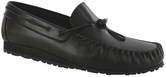 SAS Women's Running Late-X Slip On Loafer Black