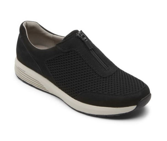 Rockport Women's Trustride Prowalker Zip Sneaker Black Rockport Women's Trustride Prowalker Zip Sneaker Black
