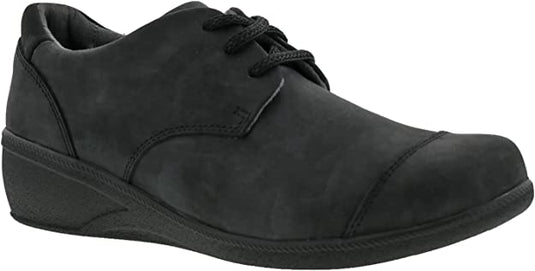 Drew Women's Therapeutic Comfort Casual Lace Up Jemma Black Leather Drew Women's Therapeutic Comfort Casual Lace Up Jemma Black Leather