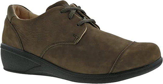 Drew Women's Therapeutic Comfort Casual Lace Up Jemma Olive Nubuck Drew Women's Therapeutic Comfort Casual Lace Up Jemma Olive Nubuck
