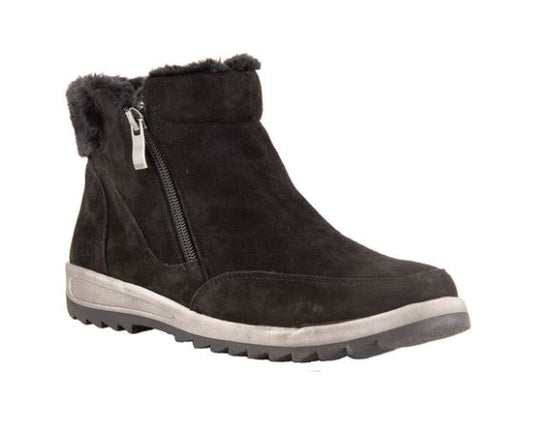 David Tate Women's Tessa Bootie Black Suede David Tate Women's Tessa Bootie Black Suede