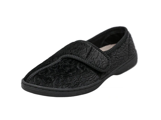 Foamtreads Women's Jewel Slipper Black