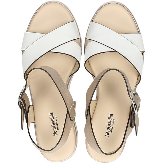 NeroGiardini Women's E218737D Wedge White