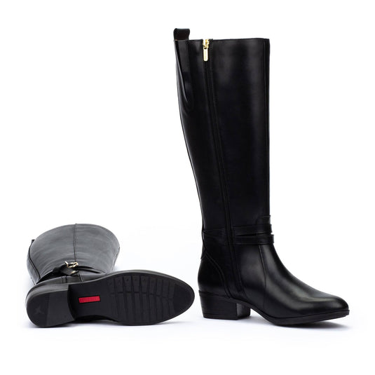 Pikolinos DAROCA Women's leather high boots Black Pikolinos DAROCA Women's leather high boots Black