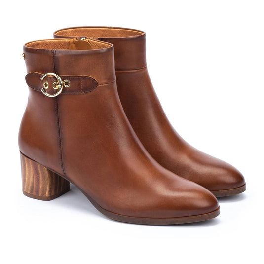 Pikolinos Women's CALAFAT W1Z Wide heel ankle boots Cuero Pikolinos Women's CALAFAT W1Z Wide heel ankle boots Cuero