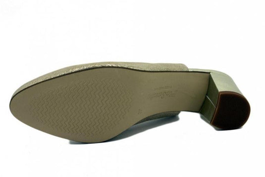 Piesanto Women's 230230 Slingback Dress Shoe Platinum Metal Suede Piesanto Women's 230230 Slingback Dress Shoe Platinum Metal Suede