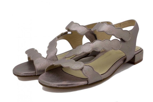 Piesanto Women's Dress Shoe Mink Metal Suede Heel Sandal 220288 Piesanto Women's Dress Shoe Mink Metal Suede Heel Sandal 220288