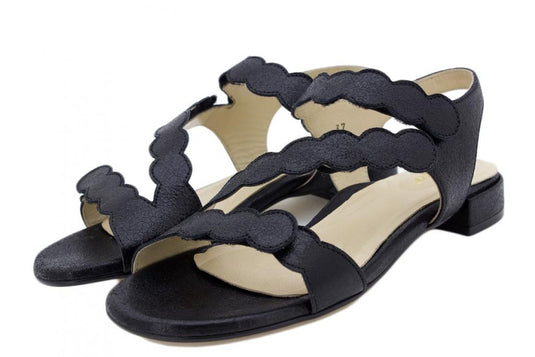 Piesanto Women's Dress Shoe Black Suede Heel Sandal 220288 Piesanto Women's Dress Shoe Black Suede Heel Sandal 220288