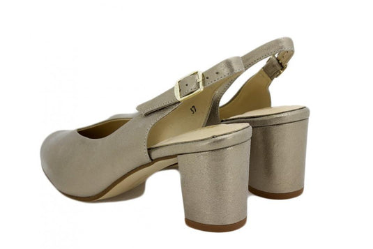 Piesanto Women's Dress Shoe Mink Metal Suede Pump 230230 Piesanto Women's Dress Shoe Mink Metal Suede Pump 230230