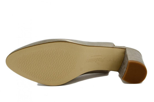 Piesanto Women's Dress Shoe Mink Metal Suede Pump 230230 Piesanto Women's Dress Shoe Mink Metal Suede Pump 230230