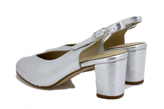 Piesanto Women's Dress Shoe Pearl Metal Suede Pump 230230