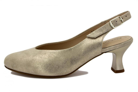 Piesanto Women's  240230 Slingback Kit Pump Gold/Beige Piesanto Women's  240230 Slingback Kit Pump Gold/Beige