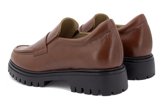 PieSanto Women's 245629 Moccasin Brown Leather PieSanto Women's 245629 Moccasin Brown Leather