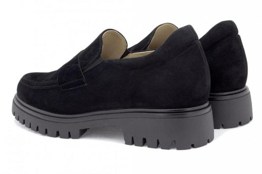 PieSanto Women's 245629 Moccasin Black Suede PieSanto Women's 245629 Moccasin Black Suede