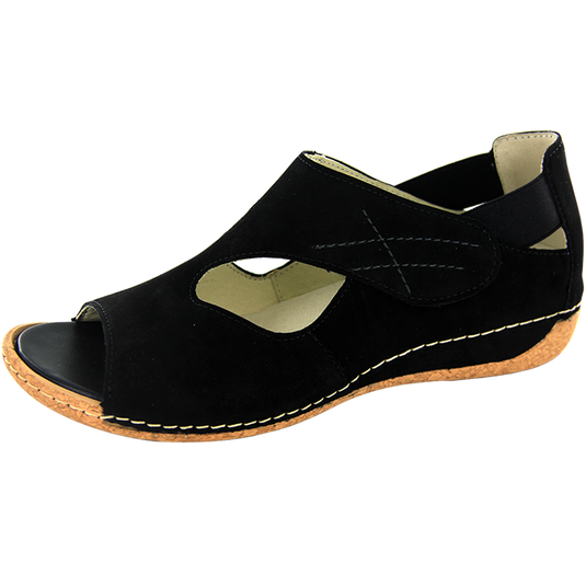 Waldlaufer Women's Bailey Heliett Black Nubuck Waldlaufer Women's Bailey Heliett Black Nubuck