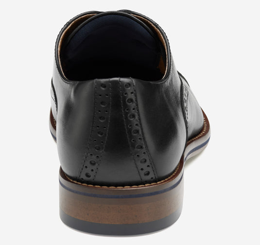 Johnston & Murphy Men's Conard Dress Cap Toe Black Leather Johnston & Murphy Men's Conard Dress Cap Toe Black Leather
