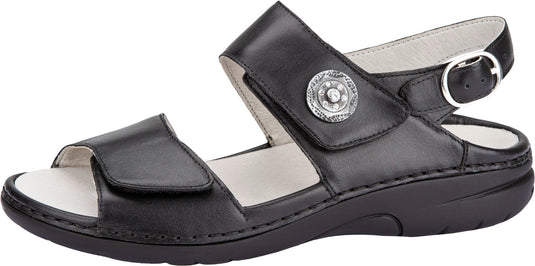 Waldlaufer Women's Gunna Sandal Black Waldlaufer Women's Gunna Sandal Black