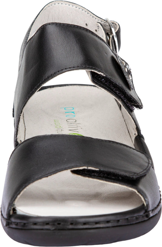Waldlaufer Women's Gunna Sandal Black Waldlaufer Women's Gunna Sandal Black