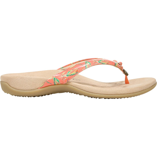 Vionic Women's Bella Toe Post Sandals PapayaTropical Vionic Women's Bella Toe Post Sandals PapayaTropical