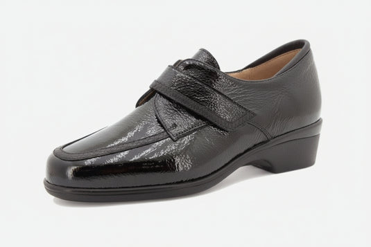 Piesanto Women's Slip On 215602 Black patent croc Piesanto Women's Slip On 215602 Black patent croc