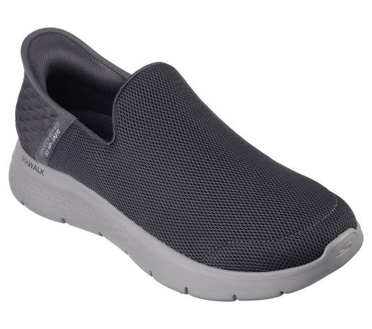 Skechers Men's GO WALK Flex-Relish Slip-ins Hands Free Dark Gray