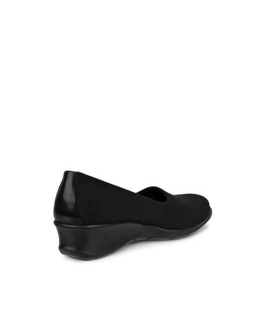 Ecco Women's Felicia Textile Stretch Slip-On Black Ecco Women's Felicia Textile Stretch Slip-On Black