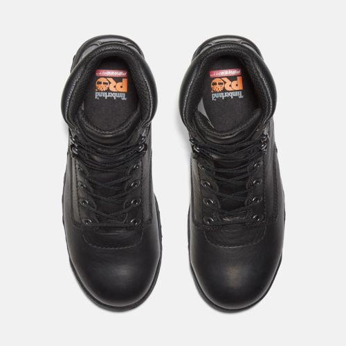 Timberland Men's Titan 6" Safety Toe Boot Blackout Full Grain Timberland Men's Titan 6" Safety Toe Boot Blackout Full Grain