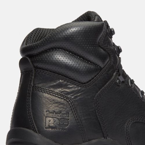 Timberland Men's Titan 6" Safety Toe Boot Blackout Full Grain Timberland Men's Titan 6" Safety Toe Boot Blackout Full Grain