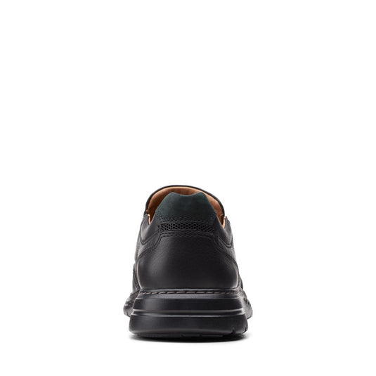 Clarks Un Brawley Step Black Leather Clarks Un Brawley Step Black Leather