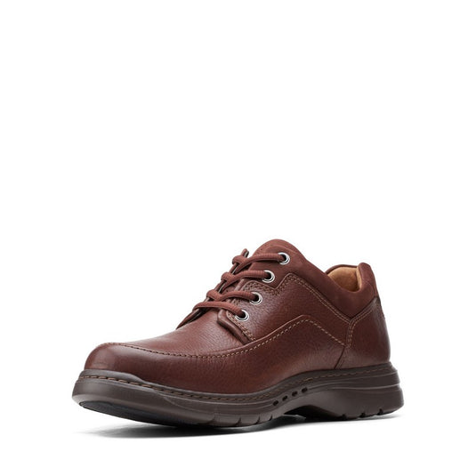 Clarks Un Brawley Lace Mahogany Leather Clarks Un Brawley Lace Mahogany Leather