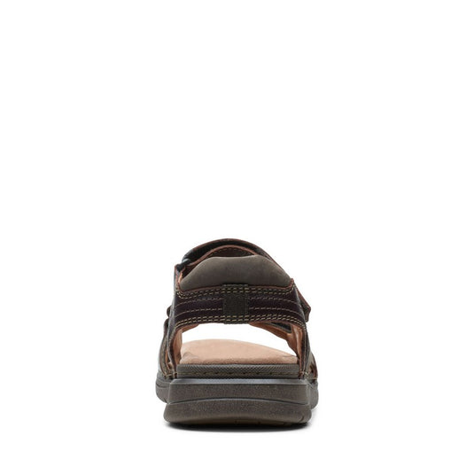 Clarks Men's Nature Trek Sandals Mahogany Combi Clarks Men's Nature Trek Sandals Mahogany Combi