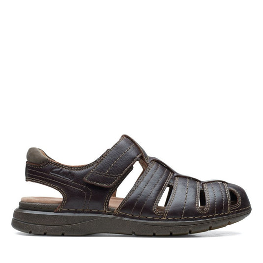Clarks Men's Nature Limit Sandals Mahogany Leather Clarks Men's Nature Limit Sandals Mahogany Leather